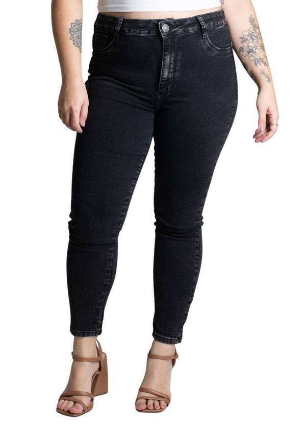 Sawary - Calça Jeans Sawary Plus Size - 278078 Preto 7