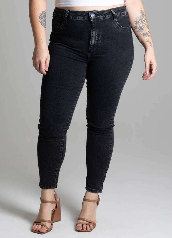 Sawary - Calça Jeans Sawary Plus Size - 278078 Preto 3