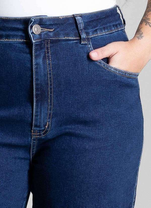 Sawary - Calça Jeans Sawary Plus Size Wide Leg - 281075 Azul 3