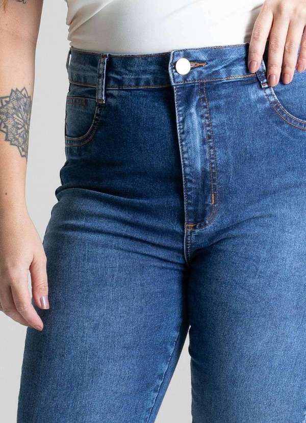 Sawary - Calça Jeans Sawary Push Up Plus Size Petit - 280391 Azul 3