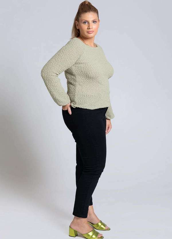 Sawary - Calça Sarja Sawary Plus Size Cigarrete Calça Sawary Plus Size 267162 46 2