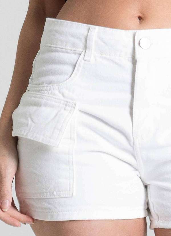 Sawary - Shorts Sarja Sawary - 281933 Branco 5