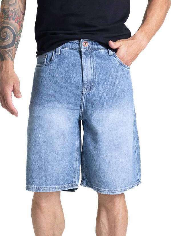 Sawary - Bermuda Jeans Sawary - 282127 Azul