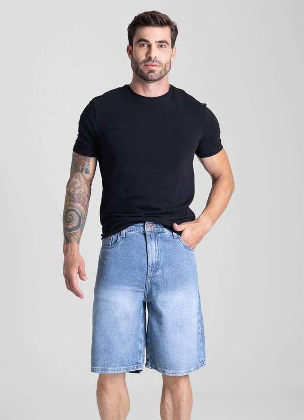 Sawary - Bermuda Jeans Sawary - 282127 Azul 2