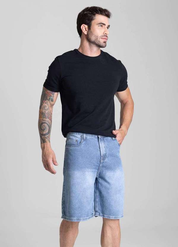 Sawary - Bermuda Jeans Sawary - 282127 Azul 3