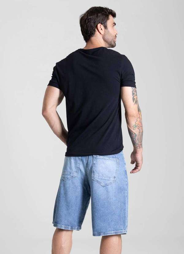 Sawary - Bermuda Jeans Sawary - 282127 Azul 4