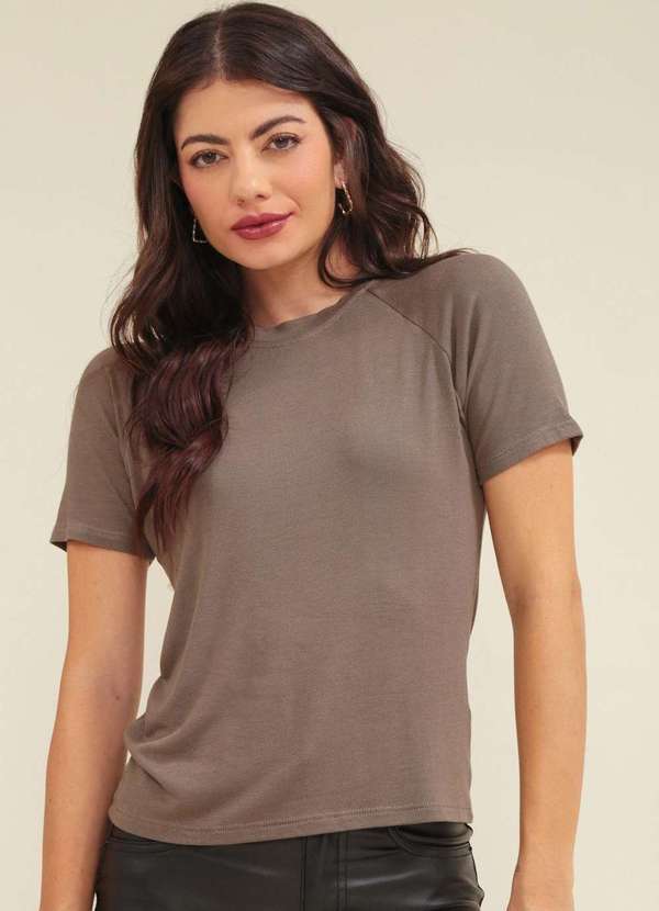 Pop Me - Blusa Malha Flame Manga Curta Ragla Verde