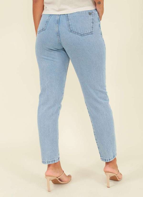 Pop Me - Calca Jeans Mom Azul Claro Azul 4