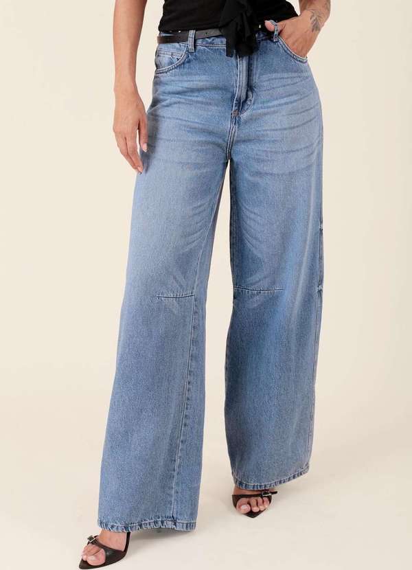 Pop Me - Calca Jeans Skate Azul 3