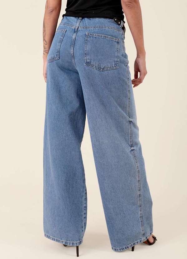 Pop Me - Calca Jeans Skate Azul 4