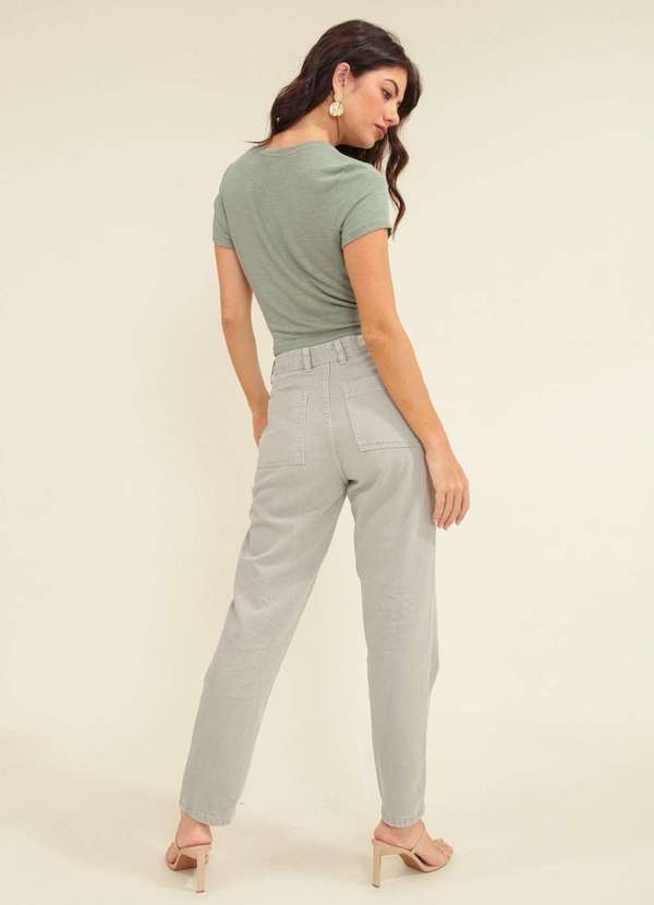 Pop Me - Calca Sarja Bolso Frontal Verde 2