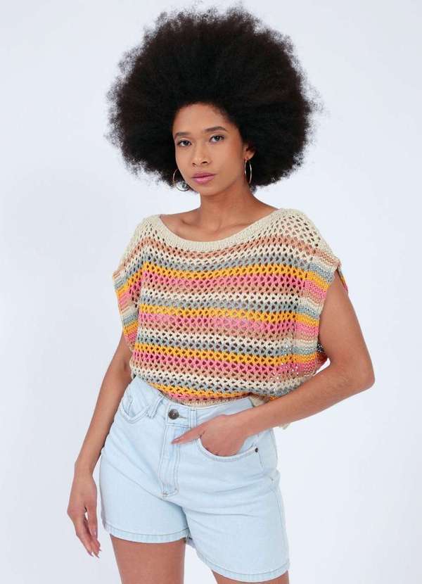 Pop Me - Shorts Jeans Azul Delave Azul