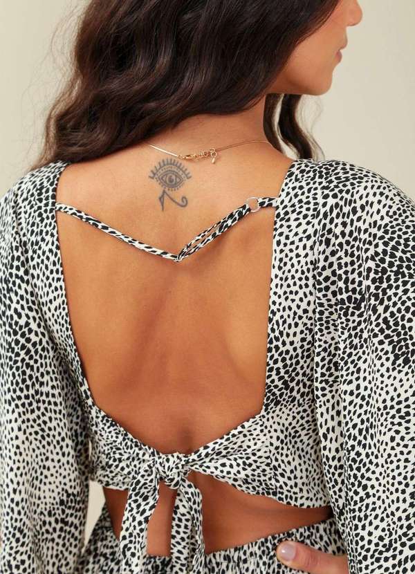 Pop Me - Vestido Longo em Viscose Mangas Curtas Amplas Bege 4