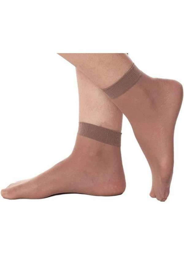 Lupo - Meia Fina Lupo Soquete Fem Fio 20 Natural 05530-001-6700 Nude