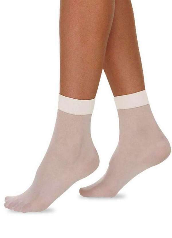 Lupo - Meia Lupo Loba Fio 20 Branca Curta Microfibra 05530-001-1110 Branco