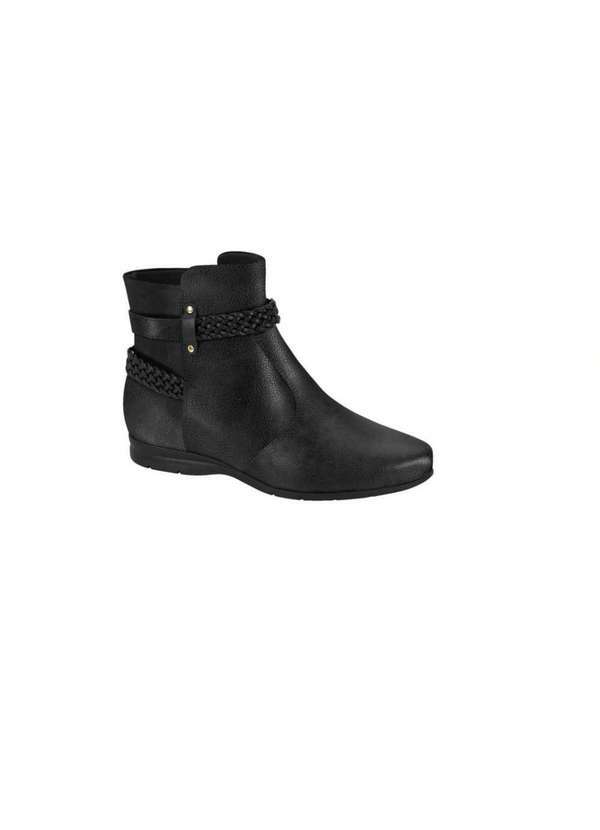 Beira Rio - Bota Beira Rio Conforto Cano Curto Preto 9073105p Preto