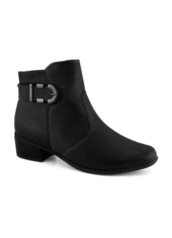 Comfortflex - Bota Comfortflex Preta Roma 2386301-2 Preto