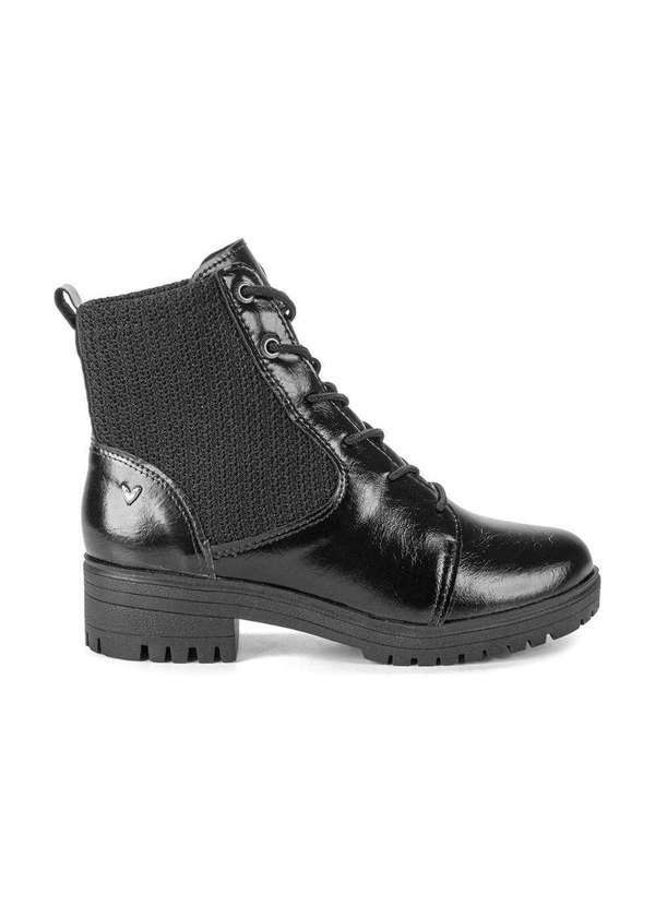 Mississipi - Bota Coturno Mississipi Tratorada Preta Q8473-0002 Preta