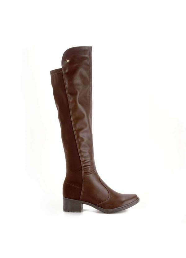 Mississipi - Bota Mississipi Cano Longo Over Knee Marrom Q8542-0003 Marrom