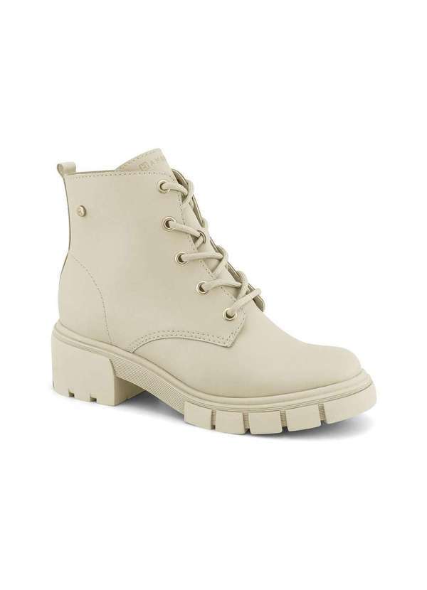 Ramarim - Bota Ramarim Coturno Bege Claro 2311121-0001 Bege