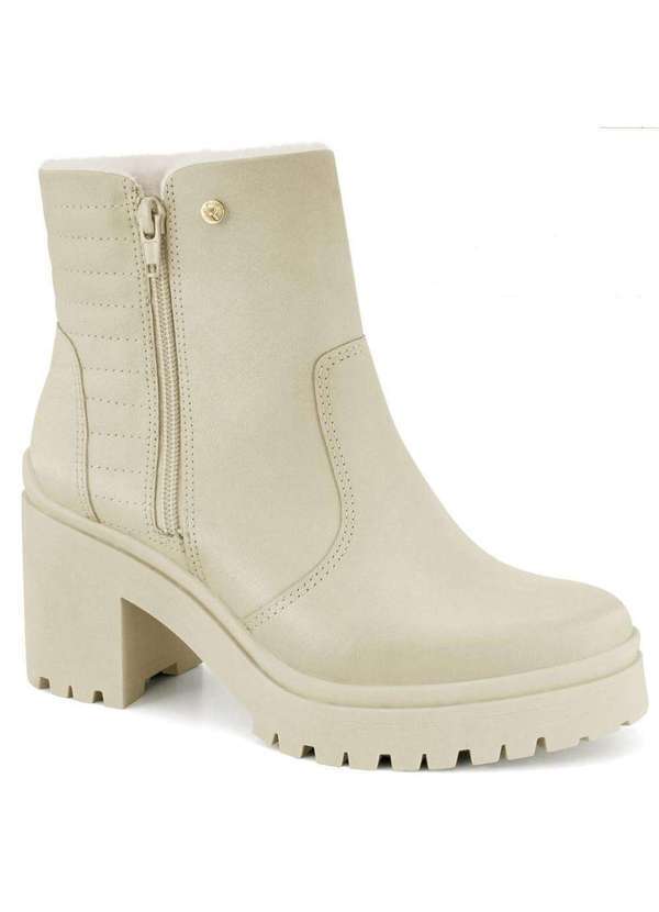 Ramarim - Bota Ramarim Coturno Cano Médio Feminina Areia 2250102-11 Areia