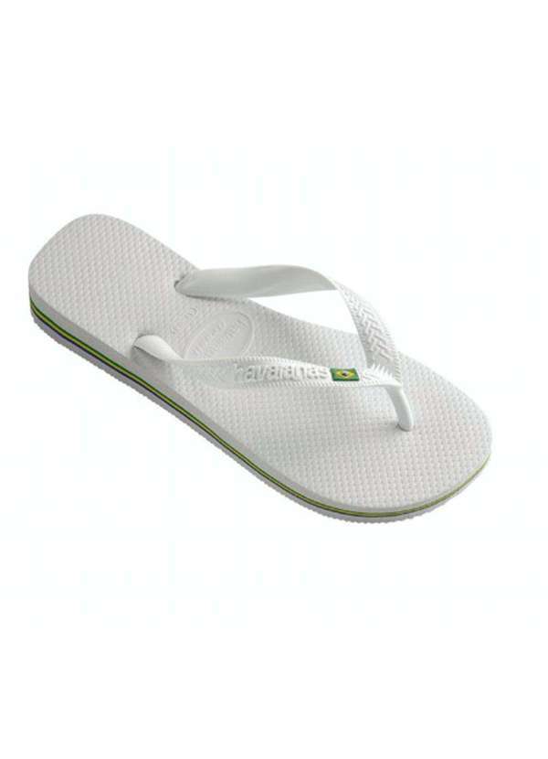 Vizzano - Chinelo Havaianas Branco Bandeira Brasil 40000320001 Branco