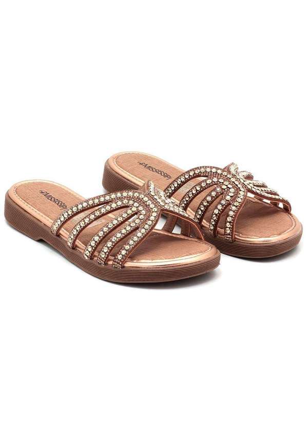 Mississipi - Chinelo Mississipi Cabedal Mb061 Ouro