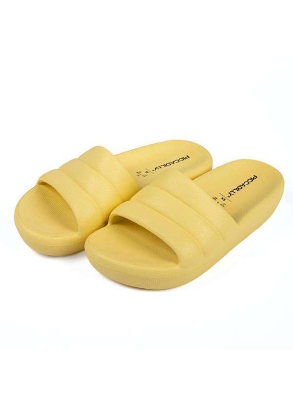 Piccadilly - Chinelo Piccadilly Marshmallow Fem Eva Amarelo C222001-6 Amarelo