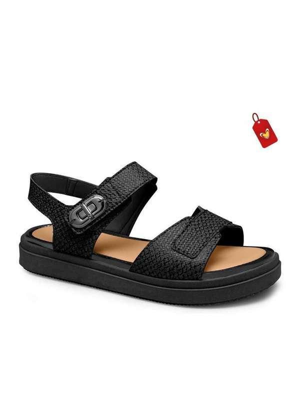 Mississipi - Papete Mississipi Flatform Bege Mb523 Preto