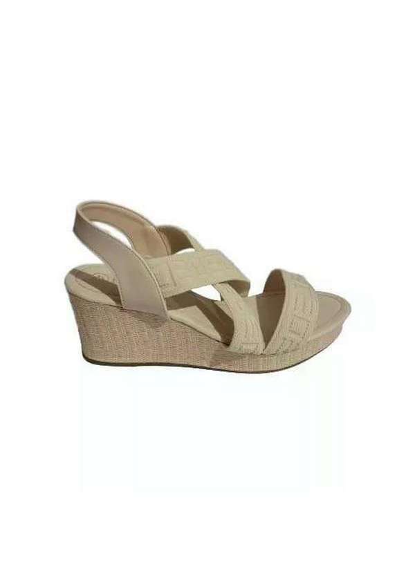 Bebecê - Sandália Bebece Anabela Salto Médio Aveia T5077-089av Aveia