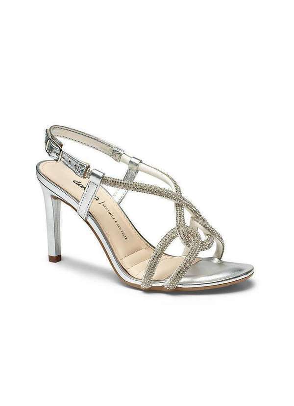 Dakota - Sandalia Dakota Enfeite Festa Cristal Pedrarias Prata Y0631p Prata
