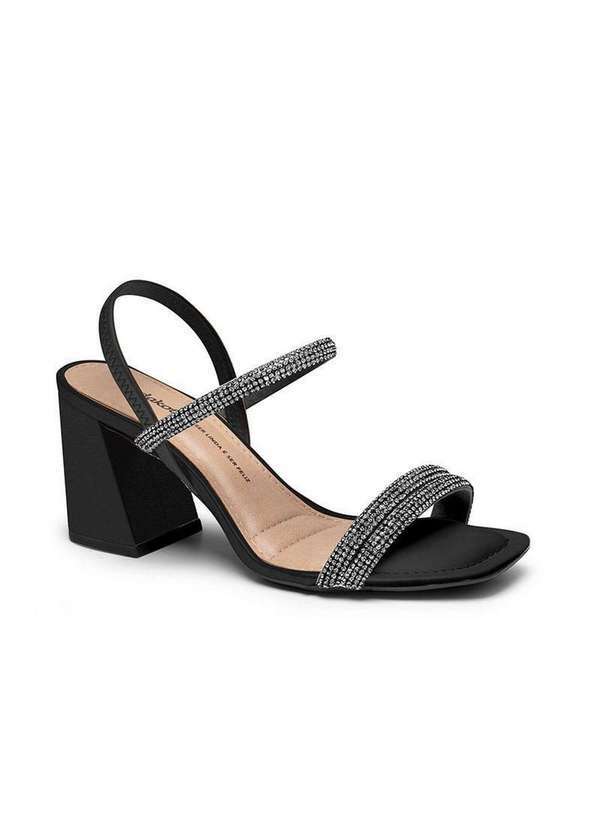 Dakota - Sandalia Dakota Feminino Tira Pewter Preto Z9571 Preto