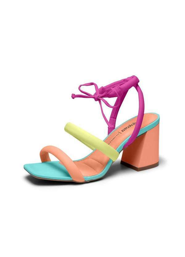 Dakota - Sandalia Dakota Salto Bloco Torvy Goiabada Z9451-0001 Laranja