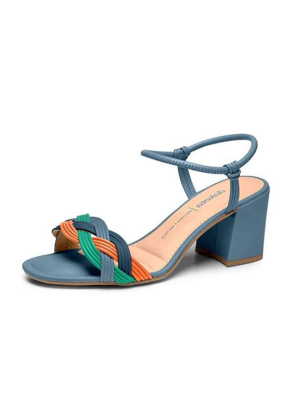 Dakota - Sandalia Dakota Salto Hannora Vegas Azul Z8712r-0026 Azul