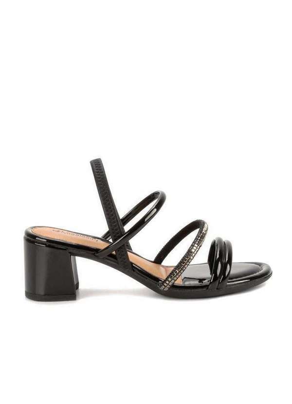 Mississipi - Sandalia Mississipi Feminina Salto Bloco Q9762-0001 Preto