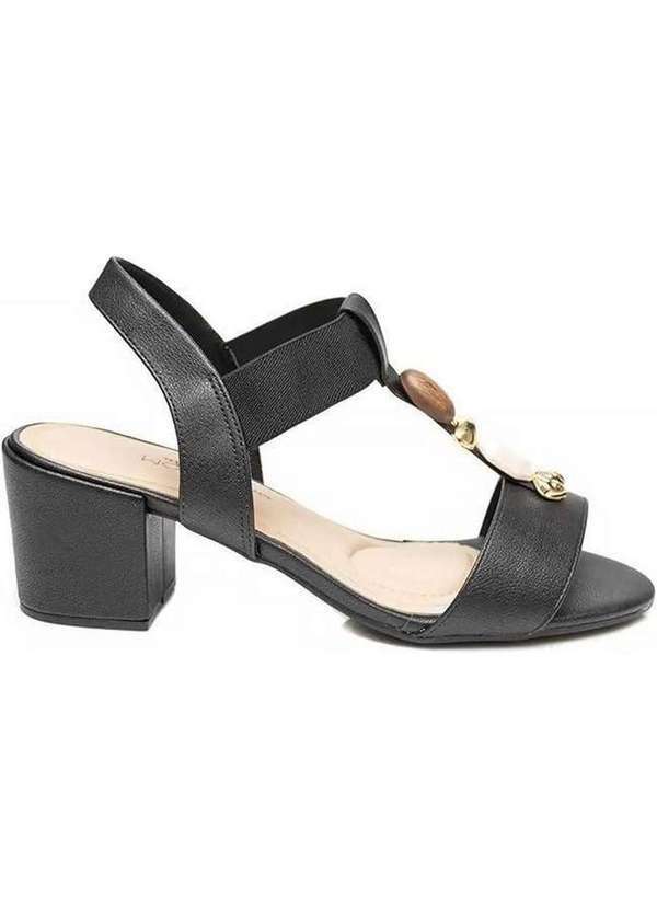 Modare - Sandália Modare Ortopédica Salto Macia 7109465 Preto