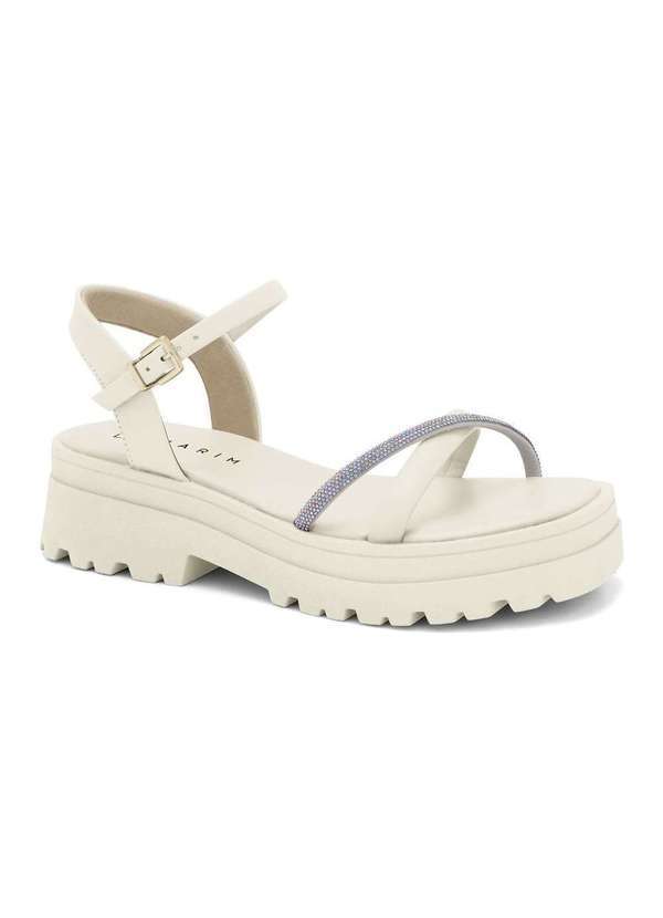 Ramarim - Sandália Ramarim Papete Strass Off White 2438125-2 Off White