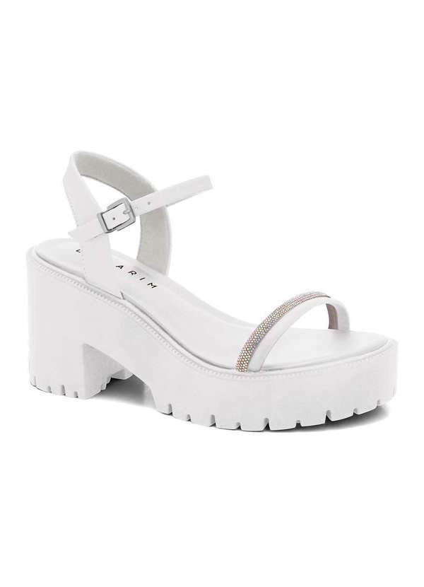 Ramarim - Sandalia Ramarim Salto Tratorado Branco 2354243-2 Branco