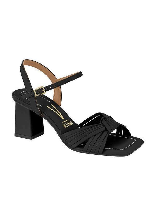 Vizzano - Sandália Vizzano Salto Bloco Preto 6455122p Preto