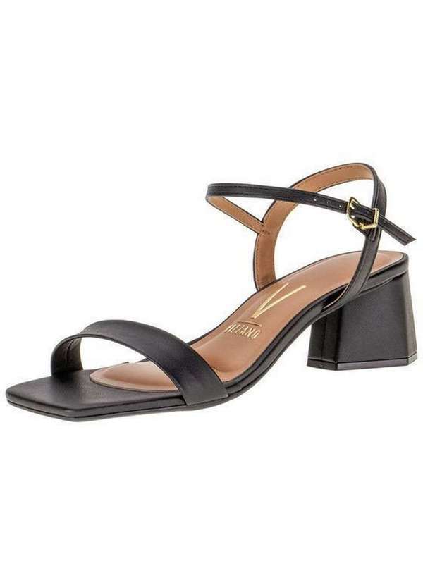 Vizzano - Sandália Vizzano Salto Geométrico Preto 6467104p Preto