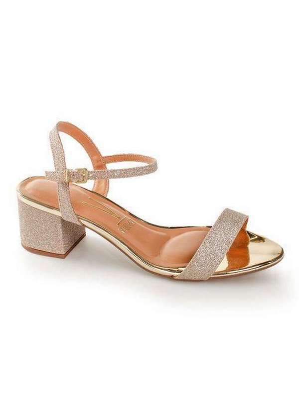 Vizzano - Sandália Vizzzano Glitter And Metallic Dourado 6291900d Dourado