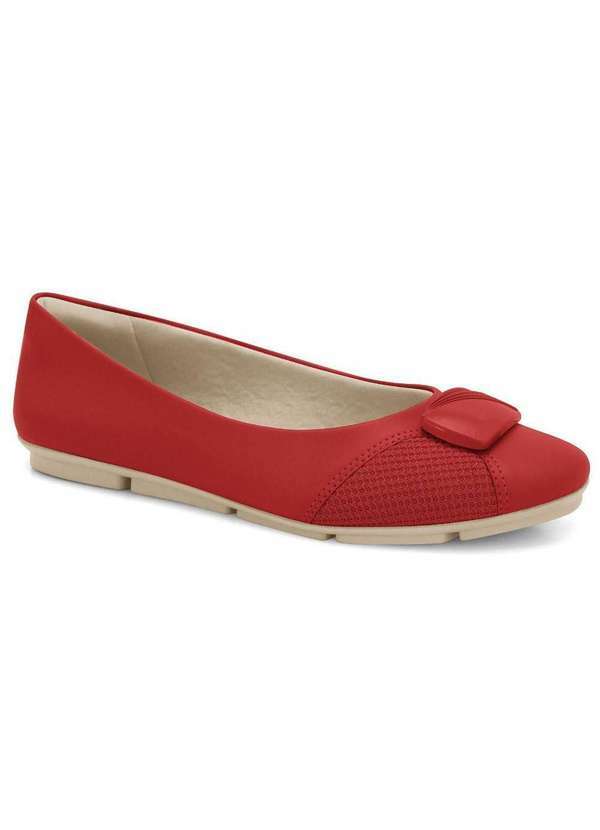 Comfortflex - Sapatilha Comfortflex Vermelho 2463323-5 Vermelho