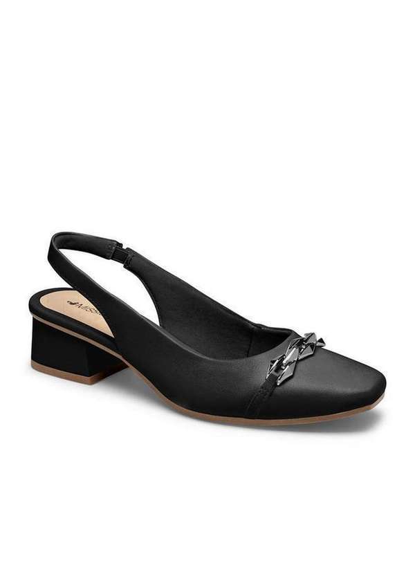 Mississipi - Sapato Mississipi de Salto Bloco Mb371 Preto