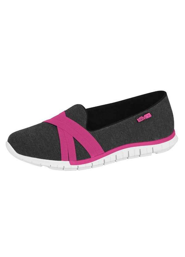 Activitta - Tenis Activitta Feminino Grafite Pink 4202318 Cinza 2