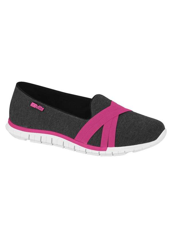 Activitta - Tenis Activitta Feminino Grafite Pink 4202318 Cinza 4