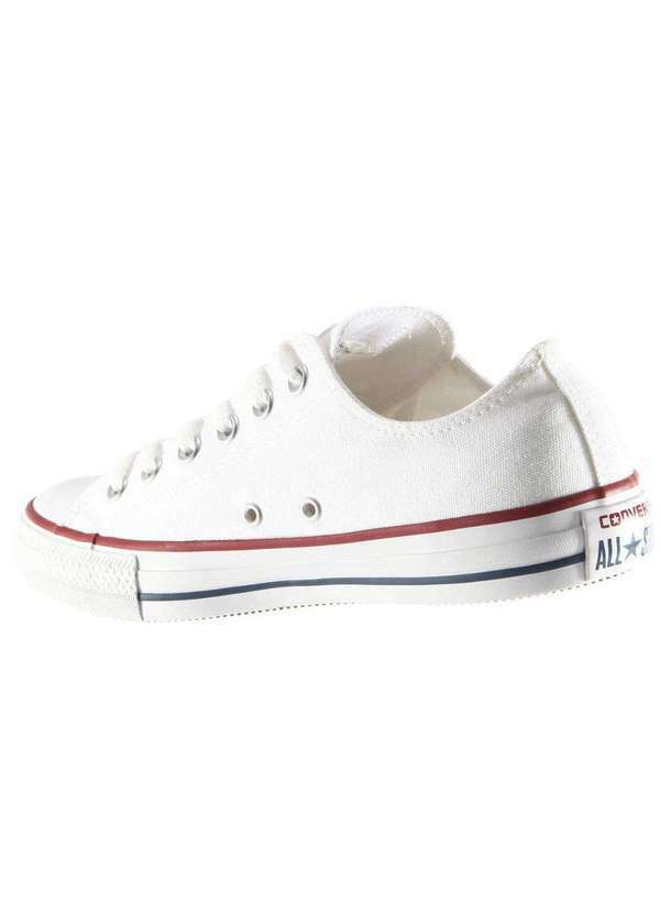 All Star - Tenis All Star Cano Curto Tecido Branco Ct00010001 Branco