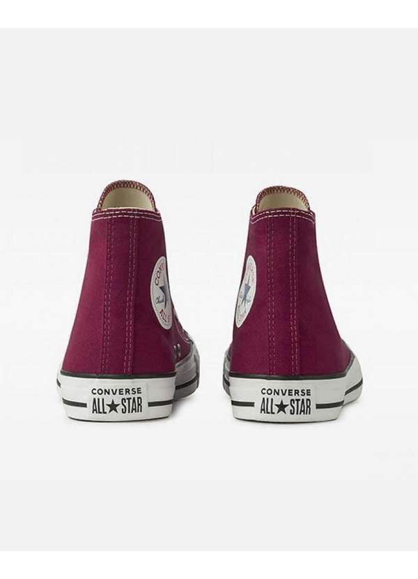 Tenis All Star Cano Longo Tecido Bordo Vinho Ct00040008 Vinho