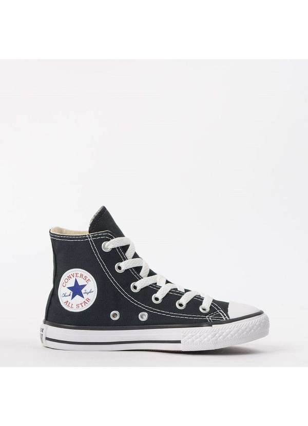 All Star - Tênis All Star Converse Infantil Cano Longo Preto Ck00040002 Preto