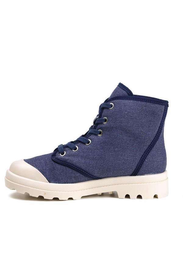 Bebecê - Tenis Bota Coturno Bebece Rock In Rio Lona Azul R2919-481 Azul