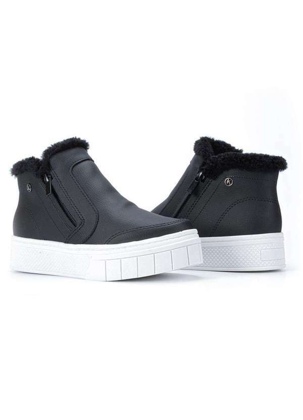 Kolosh - Tenis Bota Kolosh Preto com Pelo C3025p Preto 6